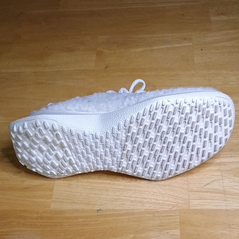 Allbirds Cream Fleece Sneakers - Picture 6 of 10